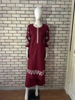 Cotton kurti & palazzo Sets