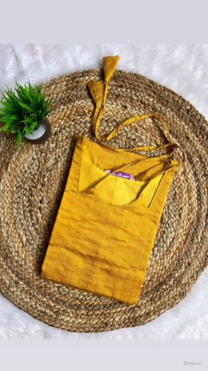 Raw silk Kurti with lining