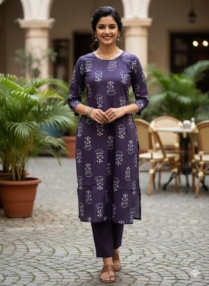 Kadhi Cotton Kurti Sets