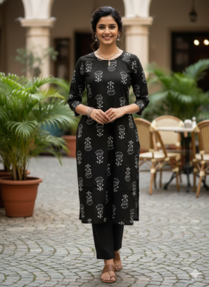 Kadhi Cotton Kurti Sets