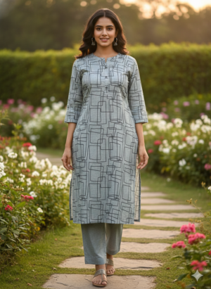 Kadhi Cotton Kurti Sets
