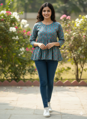 Short peplum kurtis