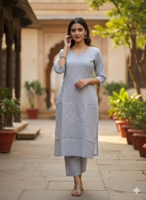 Kadhi Cotton Kurti Sets