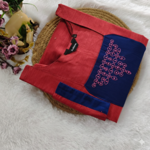 Kolam silk cotton Kurti with lining