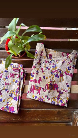 Cotton Aline kurti Sets