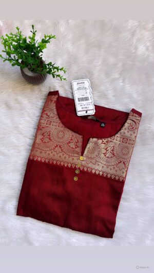Silk cotton kurtis