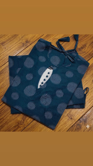 Cotton kurti with back knot