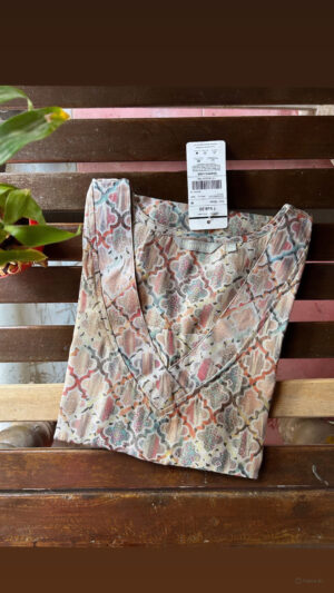 Tissue silk Kurti with lining