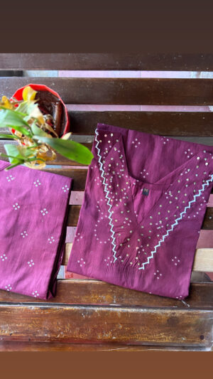 Budget friendly cotton kurti sets