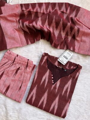 Ikkat 3pc sets with lining