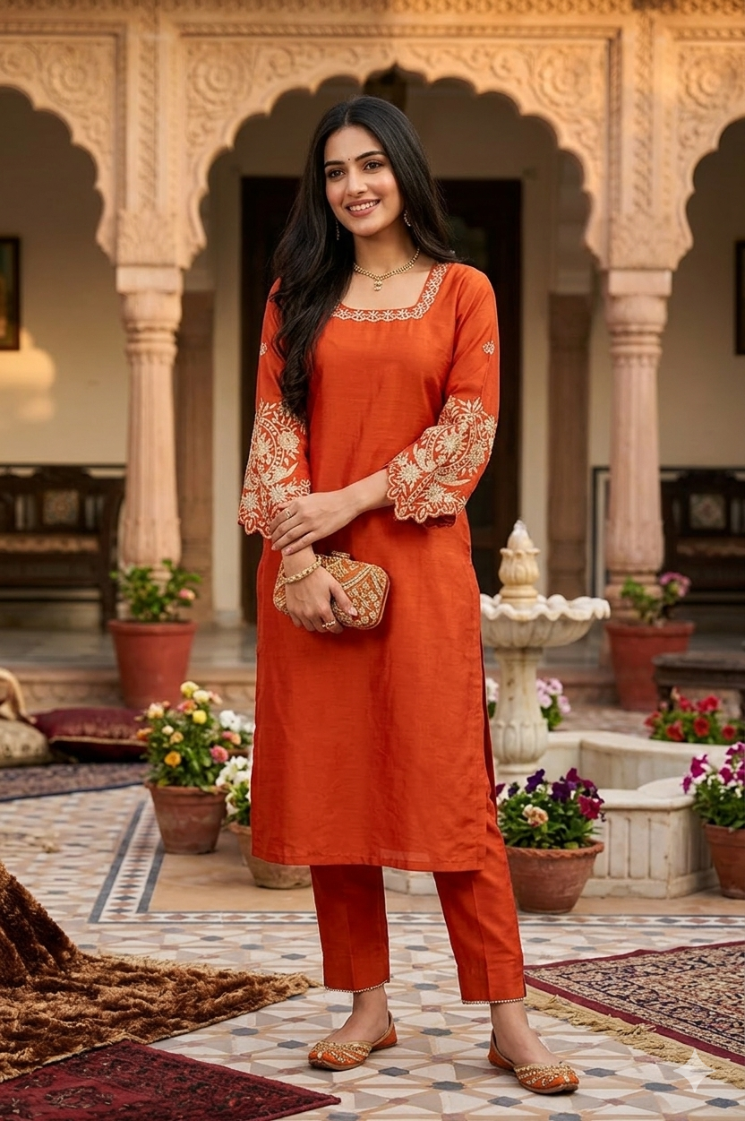 Vatican silk kurti