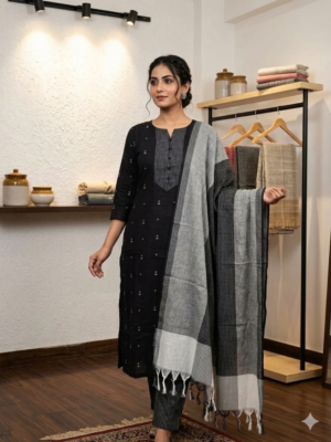 Handloom 3pc sets with lining