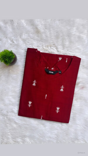 Handloom kurti with lining