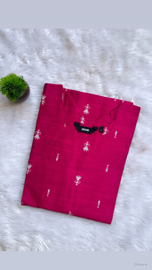 Handloom kurti with lining
