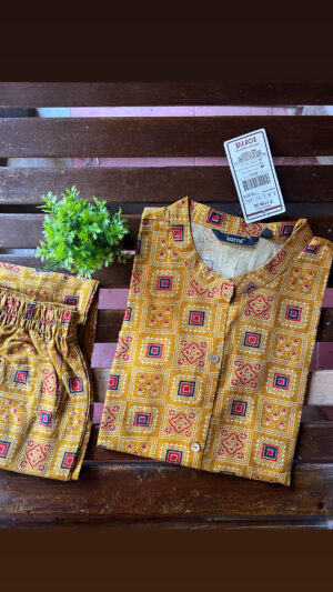 Flex cotton Aline kurti sets