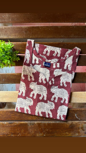 Kalamkari cotton kurtis