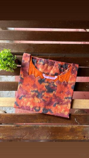 Hakoba kurti with lining