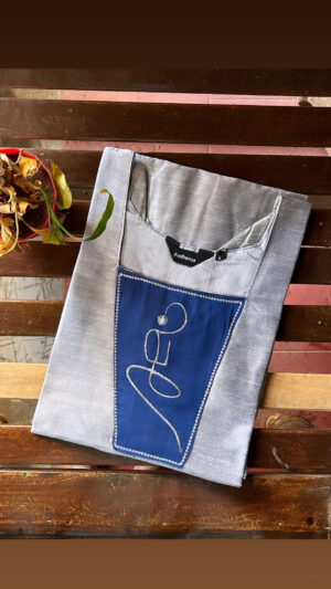 Silk cotton kurti with lining