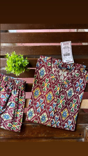 Flex cotton Aline kurti sets