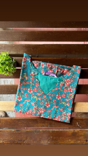 Hakoba kurti with lining