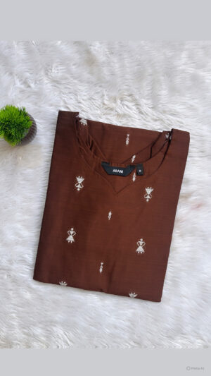 Handloom kurti with lining