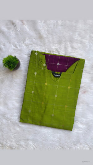 Handloom kurti with lining