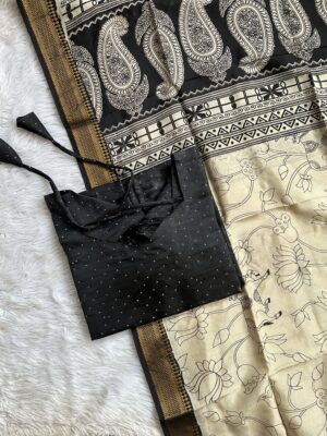 Party wear kurti & chennuri silk dupatta