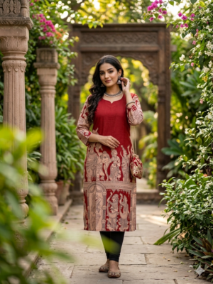 Kalamkari cotton kurtis