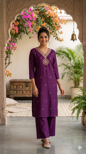 Gadwal silk Kurti Sets