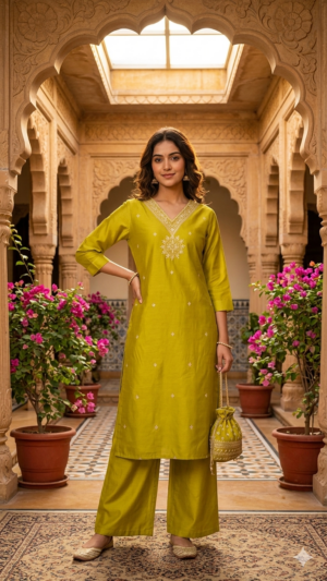 Gadwal silk Kurti Sets