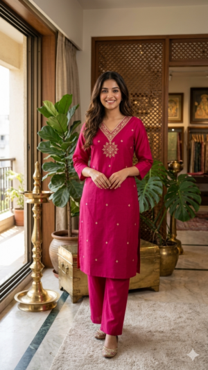 Gadwal silk Kurti Sets