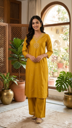 Gadwal silk Kurti Sets