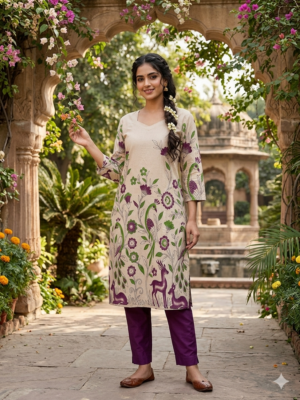 Kalamkari cotton kurtis