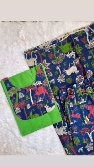 Kalamkari cotton 3pc sets