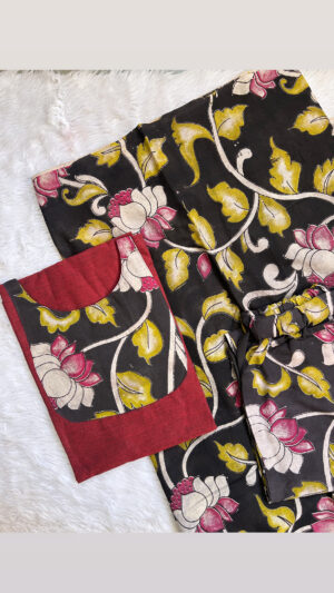 Kalamkari cotton 3pc sets