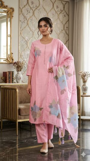 Butter silk 3pc set with lining