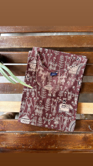 Kalamkari cotton kurtis