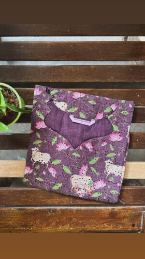 Hakoba kurti with lining