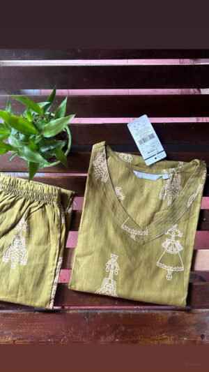Cambric cotton Kurti Sets