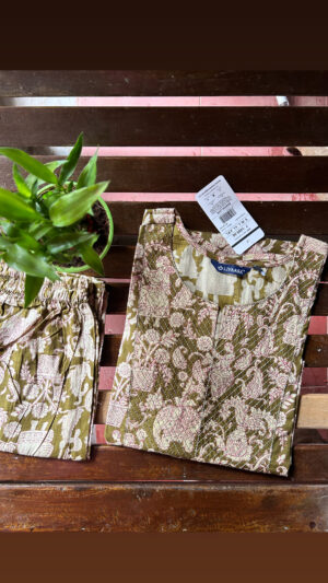 Cambric cotton Kurti Sets