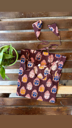 Noodle neck kalamkari kurtis