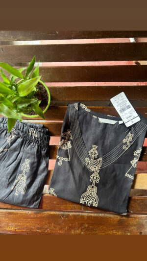 Cambric cotton Kurti Sets