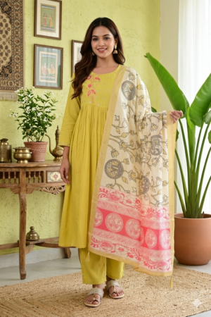 Mul Chanderi Aline 3pc sets with lining