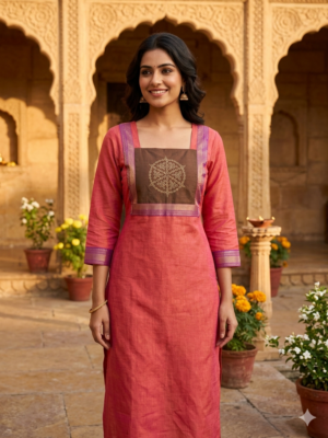 Mangalgiri cotton kurti