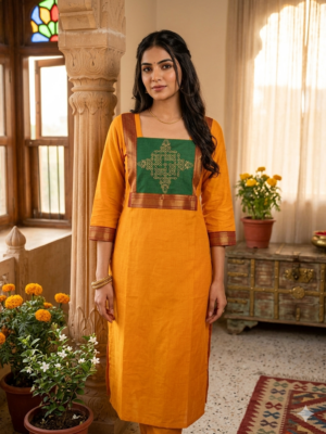 Mangalgiri cotton kurti