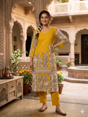 Kalamkari cotton kurtis