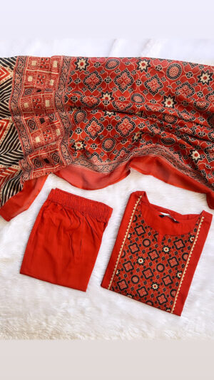 Premium Dhabu cotton 3pc sets
