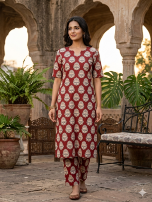 Premium cotton coord Sets with lining