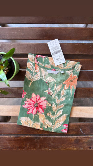 Cambric cotton kurtis