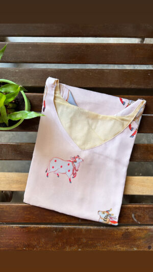 Muslin kurti with lining